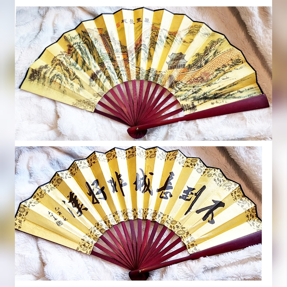 Traditional Shan Folding Fan